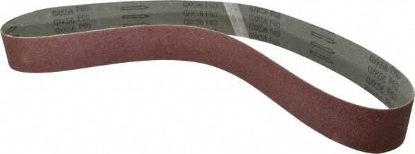 Tru-Maxx - 2" Wide x 48" OAL, 60 Grit, Aluminum Oxide Abrasive Belt - Aluminum Oxide, Medium, Coated - A1 Tooling