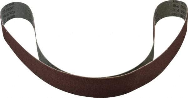 Tru-Maxx - 2" Wide x 72" OAL, 60 Grit, Aluminum Oxide Abrasive Belt - Aluminum Oxide, Medium, Coated - A1 Tooling