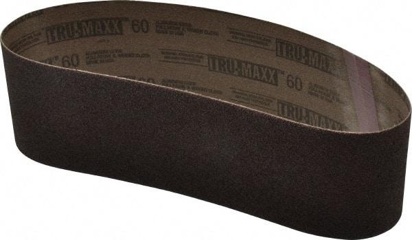 Tru-Maxx - 3" Wide x 24" OAL, 60 Grit, Aluminum Oxide Abrasive Belt - Aluminum Oxide, Medium, Coated - A1 Tooling