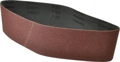 Tru-Maxx - 3" Wide x 24" OAL, 80 Grit, Aluminum Oxide Abrasive Belt - Aluminum Oxide, Medium, Coated - A1 Tooling