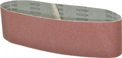 Tru-Maxx - 4" Wide x 36" OAL, 60 Grit, Aluminum Oxide Abrasive Belt - Aluminum Oxide, Medium, Coated - A1 Tooling