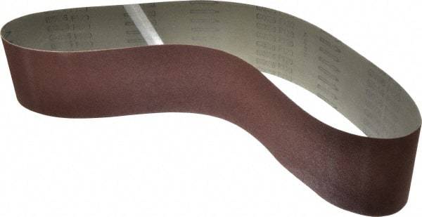 Tru-Maxx - 4" Wide x 48" OAL, 120 Grit, Aluminum Oxide Abrasive Belt - Aluminum Oxide, Fine, Coated - A1 Tooling