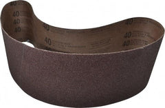 Tru-Maxx - 6" Wide x 48" OAL, 40 Grit, Aluminum Oxide Abrasive Belt - Aluminum Oxide, Coarse, Coated - A1 Tooling