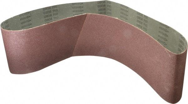 Tru-Maxx - 6" Wide x 60" OAL, 60 Grit, Aluminum Oxide Abrasive Belt - Aluminum Oxide, Medium, Coated - A1 Tooling