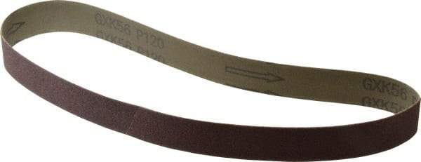 Tru-Maxx - 1" Wide x 24" OAL, 120 Grit, Aluminum Oxide Abrasive Belt - Aluminum Oxide, Fine, Coated - A1 Tooling