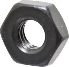 Gibraltar - 5/16-18 UNC Alloy Steel Right Hand Heavy Hex Jam Nut - 9/16" Across Flats, 13/64" High, Black Oxide Finish - A1 Tooling