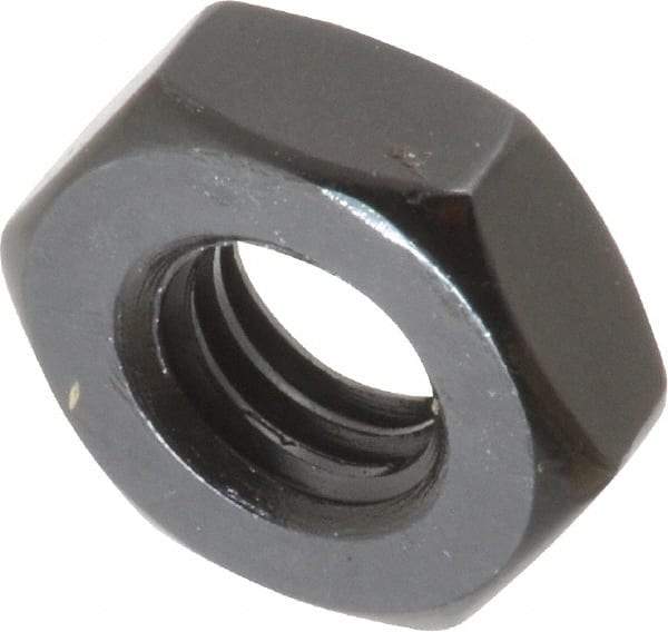 Gibraltar - 3/8-16 UNC Alloy Steel Right Hand Heavy Hex Jam Nut - 11/16" Across Flats, 15/64" High, Black Oxide Finish - A1 Tooling