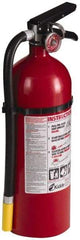 Kidde - 5 Lb, 3-A:40-B:C Rated, Dry Chemical Fire Extinguisher - 4-1/2" Diam x 16.07" High, 195 psi, 18' Discharge in 15 sec, Rechargeable, Seamless Aluminum Cylinder - A1 Tooling