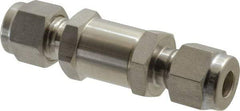 Ham-Let - 1/4" Stainless Steel Check Valve - Inline, Comp x Comp, 3,000 WOG - A1 Tooling