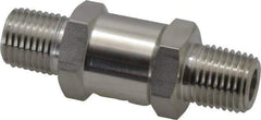 Ham-Let - 1/4" Stainless Steel Check Valve - Inline, MNPT x MNPT, 3,000 WOG - A1 Tooling