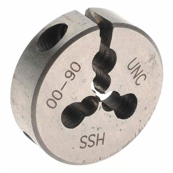 Gyros Precision Tools - #00-90 UNS High Speed Steel Round Adjustable Die - A1 Tooling