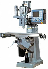 Bridgeport - 48" Long x 9" Wide, 3 Phase Fagor 8055-i CNC Milling Machine - Variable Speed Pulley Control, R8 Taper, 3 hp - A1 Tooling