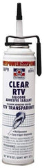 Permatex - 7.25 oz Can Clear RTV Silicone Joint Sealant - -75 to 400°F Operating Temp, 24 hr Full Cure Time - A1 Tooling