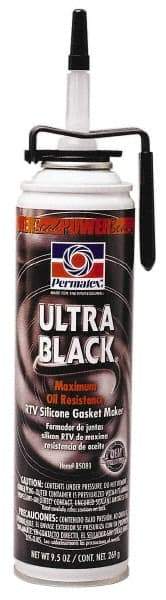 Permatex - 9-1/2 oz Oil Resistant Gasket Maker - -65 to 550°F, Black, Comes in PowerBead Aerosol Can - A1 Tooling