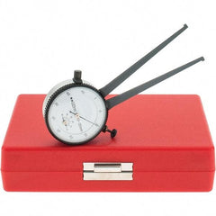 Starrett - 10 to 35mm Inside Dial Caliper Gage - 0.025mm Graduation, 3-1/4" Leg Length, Ball Contact Points - A1 Tooling