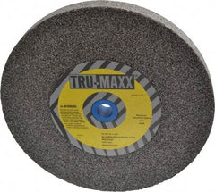 Tru-Maxx - 36 Grit Aluminum Oxide Bench & Pedestal Grinding Wheel - 10" Diam x 1-1/4" Hole x 1" Thick, 3250 Max RPM, P Hardness, Very Coarse Grade , Vitrified Bond - A1 Tooling