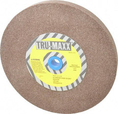 Tru-Maxx - 60 Grit Aluminum Oxide Bench & Pedestal Grinding Wheel - 10" Diam x 1-1/4" Hole x 1" Thick, 3250 Max RPM, P Hardness, Medium Grade , Vitrified Bond - A1 Tooling