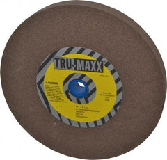 Tru-Maxx - 80 Grit Aluminum Oxide Bench & Pedestal Grinding Wheel - 10" Diam x 1-1/4" Hole x 1" Thick, 3250 Max RPM, P Hardness, Medium Grade , Vitrified Bond - A1 Tooling