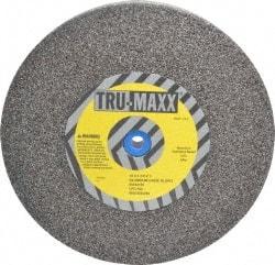 Tru-Maxx - 36 Grit Aluminum Oxide Bench & Pedestal Grinding Wheel - 10" Diam x 1" Hole x 1-1/2" Thick, 3250 Max RPM, P Hardness, Very Coarse Grade , Vitrified Bond - A1 Tooling