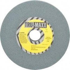 Tru-Maxx - 120 Grit Silicon Carbide Bench & Pedestal Grinding Wheel - 6" Diam x 1" Hole x 1/2" Thick, 5410 Max RPM, K Hardness, Fine Grade , Vitrified Bond - A1 Tooling