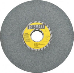 Tru-Maxx - 60 Grit Silicon Carbide Bench & Pedestal Grinding Wheel - 8" Diam x 1-1/4" Hole x 3/4" Thick, 3600 Max RPM, K Hardness, Medium Grade , Vitrified Bond - A1 Tooling