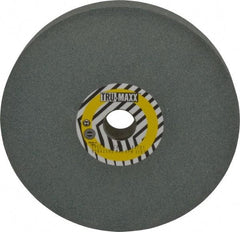 Tru-Maxx - 80 Grit Silicon Carbide Bench & Pedestal Grinding Wheel - 8" Diam x 1" Hole x 1" Thick, 3600 Max RPM, K Hardness, Medium Grade , Vitrified Bond - A1 Tooling