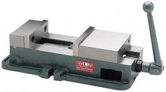 Wilton - 5" Jaw Width, 4-1/2" Jaw Opening Capacity, Horizontal Stationary Machine Vise - Manual Operation, 1 Station, 16-3/4" Long x 4.7" High x 1-3/4" Deep, 5" Jaw Height, 85,000 psi Max Clamp Force, Ductile Alloy - A1 Tooling