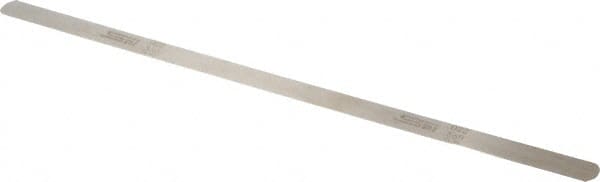 SPI - 0.022 Inch Thick x 1/2 Inch Wide x 12 Inch Leaf Length, Parallel Feeler Gage - High Carbon Steel - A1 Tooling