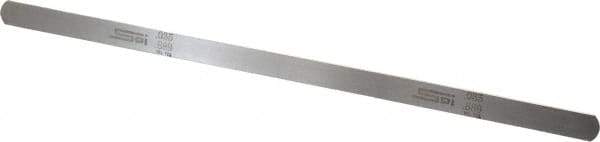 SPI - 0.035 Inch Thick x 1/2 Inch Wide x 12 Inch Leaf Length, Parallel Feeler Gage - High Carbon Steel - A1 Tooling