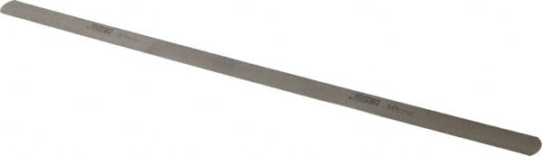 SPI - 0.4mm Thick x 1/2 Inch Wide x 12 Inch Leaf Length, Parallel Feeler Gage - High Carbon Steel - A1 Tooling