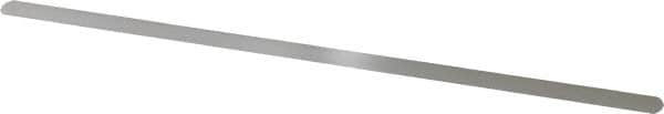 SPI - 0.05mm Thick x 1/2 Inch Wide x 12 Inch Leaf Length, Parallel Feeler Gage - High Carbon Steel - A1 Tooling