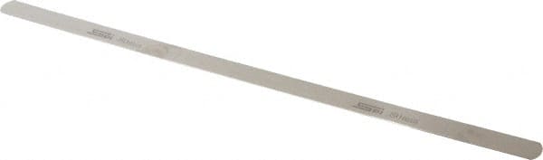 SPI - 0.8mm Thick x 1/2 Inch Wide x 12 Inch Leaf Length, Parallel Feeler Gage - High Carbon Steel - A1 Tooling