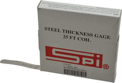 SPI - 0.001 Inch Thick x 25 Ft. Long x 1/2 Inch Wide, Feeler Stock Roll - High Carbon Steel - A1 Tooling