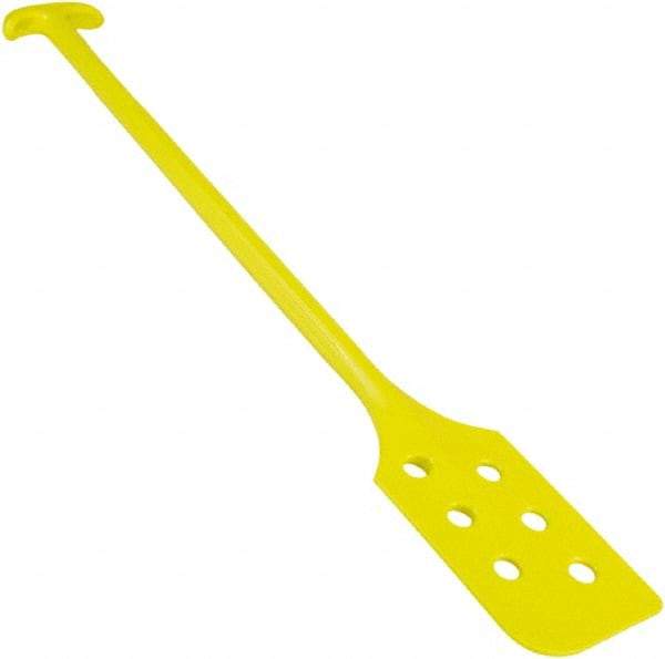 Remco - Yellow Polypropylene Mixing Paddle with Holes - 40" Overall Length - A1 Tooling