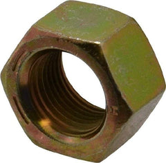 Value Collection - 5/8-18 UNF Steel Right Hand Hex Nut - 15/16" Across Flats, 35/64" High, Zinc Yellow Dichromate Finish - A1 Tooling