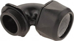 Murrplastik - 2" Trade, Nylon Compression Angled Liquidtight Conduit Connector - Noninsulated - A1 Tooling