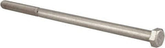 Value Collection - 1/2-13 UNC, 10" Length Under Head Hex Head Cap Screw - Partially Threaded, Grade 18-8 Stainless Steel, Uncoated, 3/4" Hex - A1 Tooling