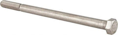 Value Collection - 1/2-13 UNC, 8" Length Under Head Hex Head Cap Screw - Partially Threaded, Grade 18-8 Stainless Steel, Uncoated, 3/4" Hex - A1 Tooling