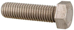 Value Collection - 9/16-12 UNC, 2" Length Under Head Hex Head Cap Screw - Grade 18-8 Stainless Steel, Uncoated, 13/16" Hex - A1 Tooling