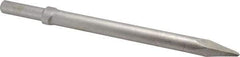 Ingersoll-Rand - 12" OAL, 0.7" Shank Diam, Moil Point Chisel - Round Drive, Round Shank, Steel - A1 Tooling