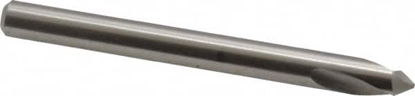 Guhring - 1/4" Body Diam, 90°, 70mm OAL, High Speed Steel Spotting Drill - A1 Tooling