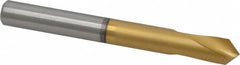 Guhring - 3/8" Body Diam, 90°, 89mm OAL, High Speed Steel Spotting Drill - A1 Tooling