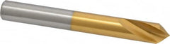 Guhring - 1/2" Body Diam, 90°, 102mm OAL, High Speed Steel Spotting Drill - A1 Tooling