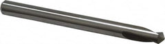 120° 70mm OAL High Speed Steel Spotting Drill Bright/Uncoated, 17mm Flute Length, 6.35mm Shank Diam, RH Cut, Series 556