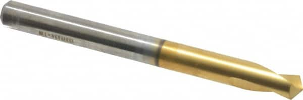 Guhring - 1/4" Body Diam, 120°, 70mm OAL, High Speed Steel Spotting Drill - A1 Tooling