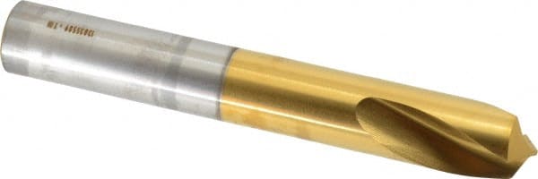 Guhring - 5/8" Body Diam, 120°, 115mm OAL, High Speed Steel Spotting Drill - A1 Tooling