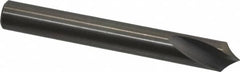 Guhring - 1/2" Body Diam, 90°, 102mm OAL, Solid Carbide Spotting Drill - A1 Tooling