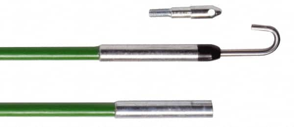 Greenlee - 288" Long Retrieving Tool - 200 Lb Max Pull, 72" Collapsed Length, Fiberglass - A1 Tooling