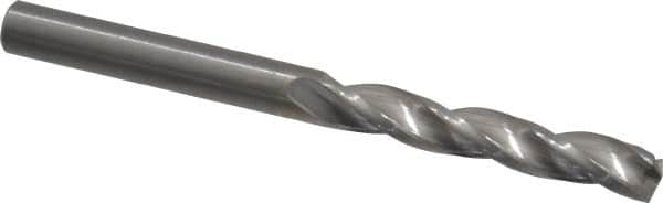 Guhring - 13/64" 150° Solid Carbide Jobber Drill - Bright Finish, Right Hand Cut, Spiral Flute, Straight Shank, 2-7/16" OAL, Standard Point - A1 Tooling