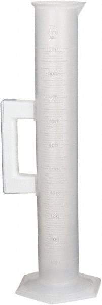 Bel-Art - 1,000 ml Polypropylene Graduated Cylinder - 10 ml Graduation, 2-17/32" Diam x 17-19/64" High - A1 Tooling